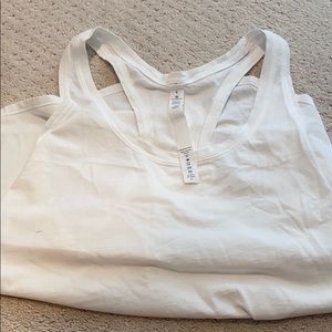 White lulu lemon tank